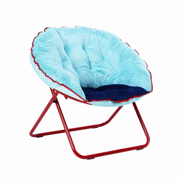 Comfortable Round Foldable Moon Light Chair Camping Chair