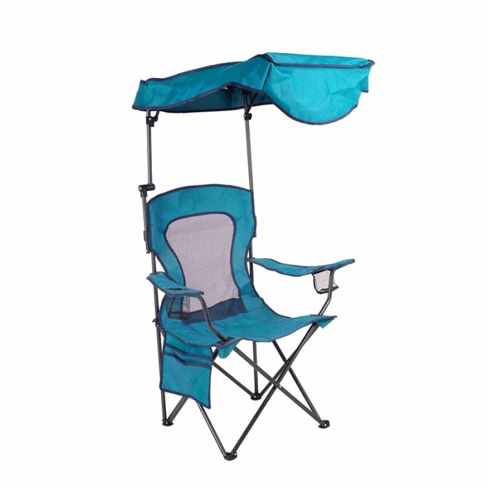 Adjustable Sunshade Portable Metal Beach Chair Foldable Camping Chair Fishing Chair