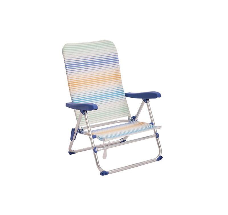 Lightweight Aluminum Beach Chair with Textilene Fabric