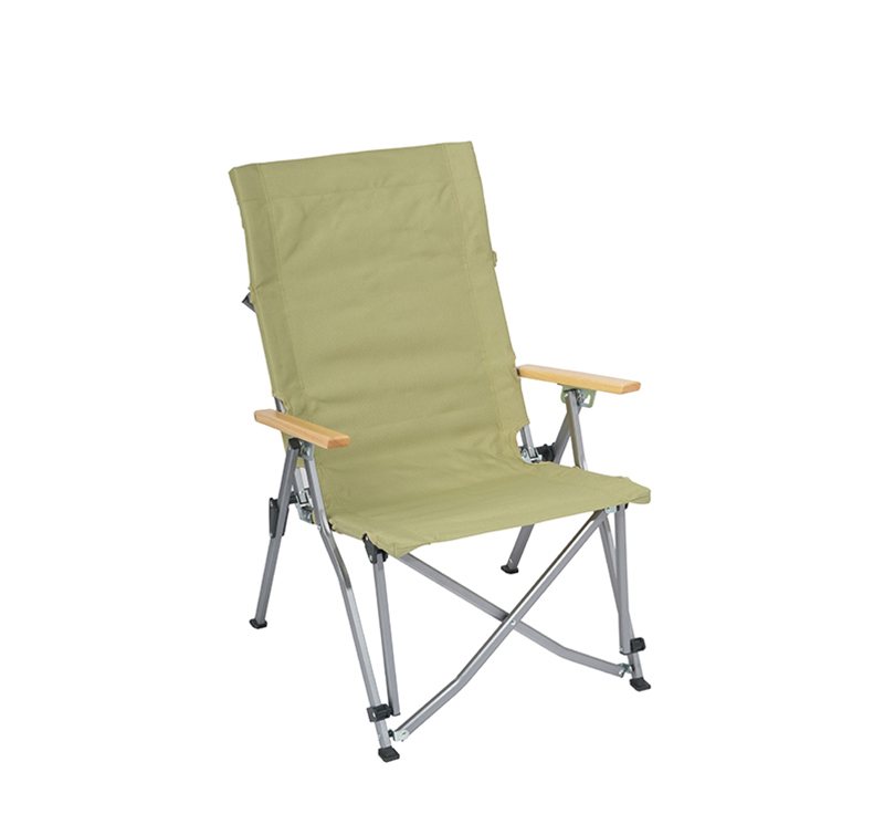 Lightweight Aluminum Portable Folding Chair,Anodized Aluminum, 600D Polyester