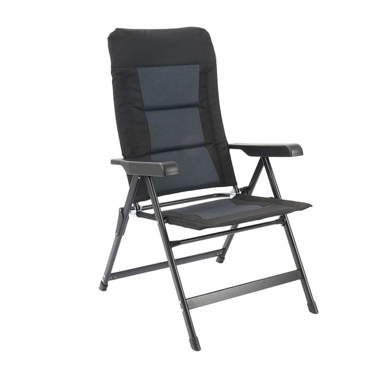 Folding RV Caravan Chair with 3D Air Mesh Fabric and 7 Reclining Positions