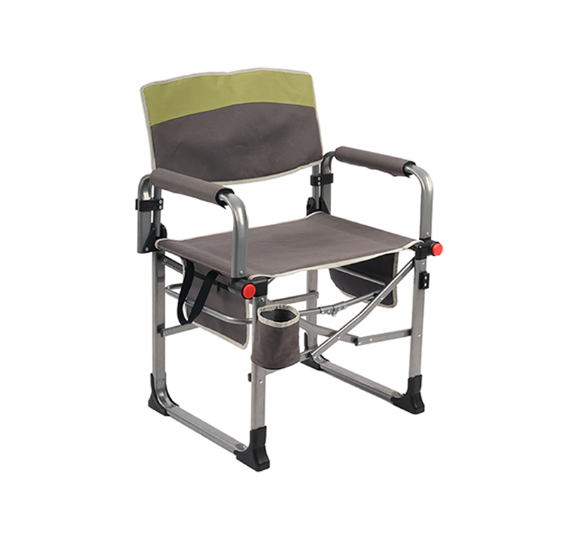 Compact Director Chair with Cup Holder and Storage Accessible for people with disabilities