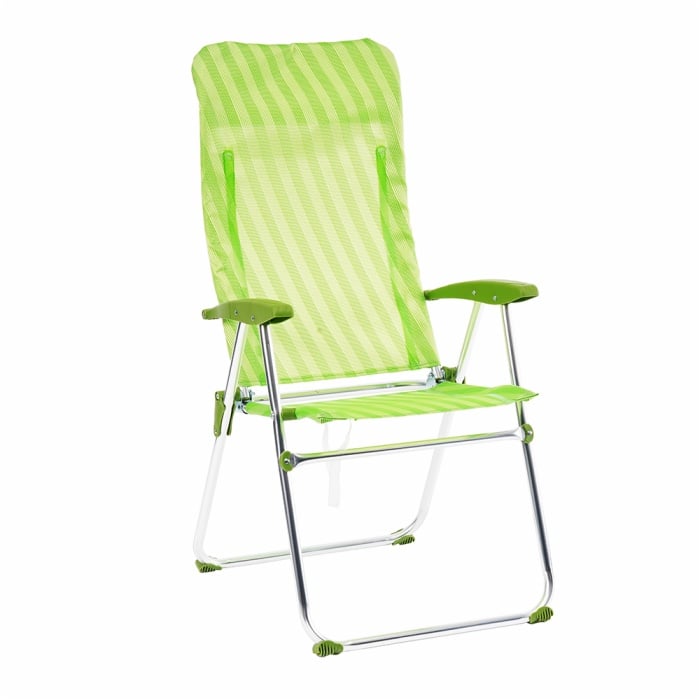 Easy Foldable Al Alloy Beach Chairs Folding Outdoor Beach Camping Chair