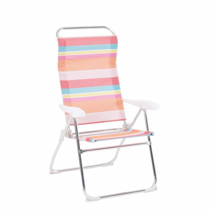 LOGO Multi-Style Lightweight Portable Camping Metal Folding Aluminium Beach Chair