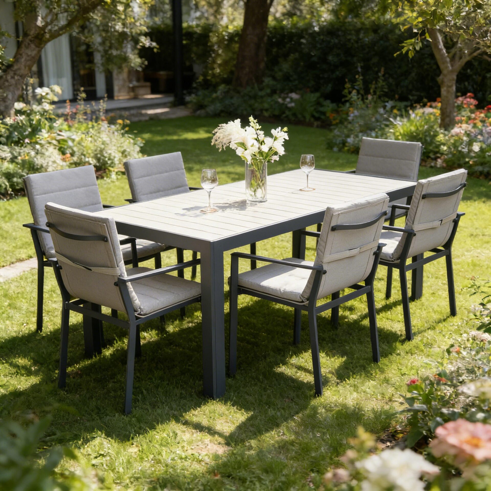 Montreal 7 Pc Cushion Dining Set AF1200