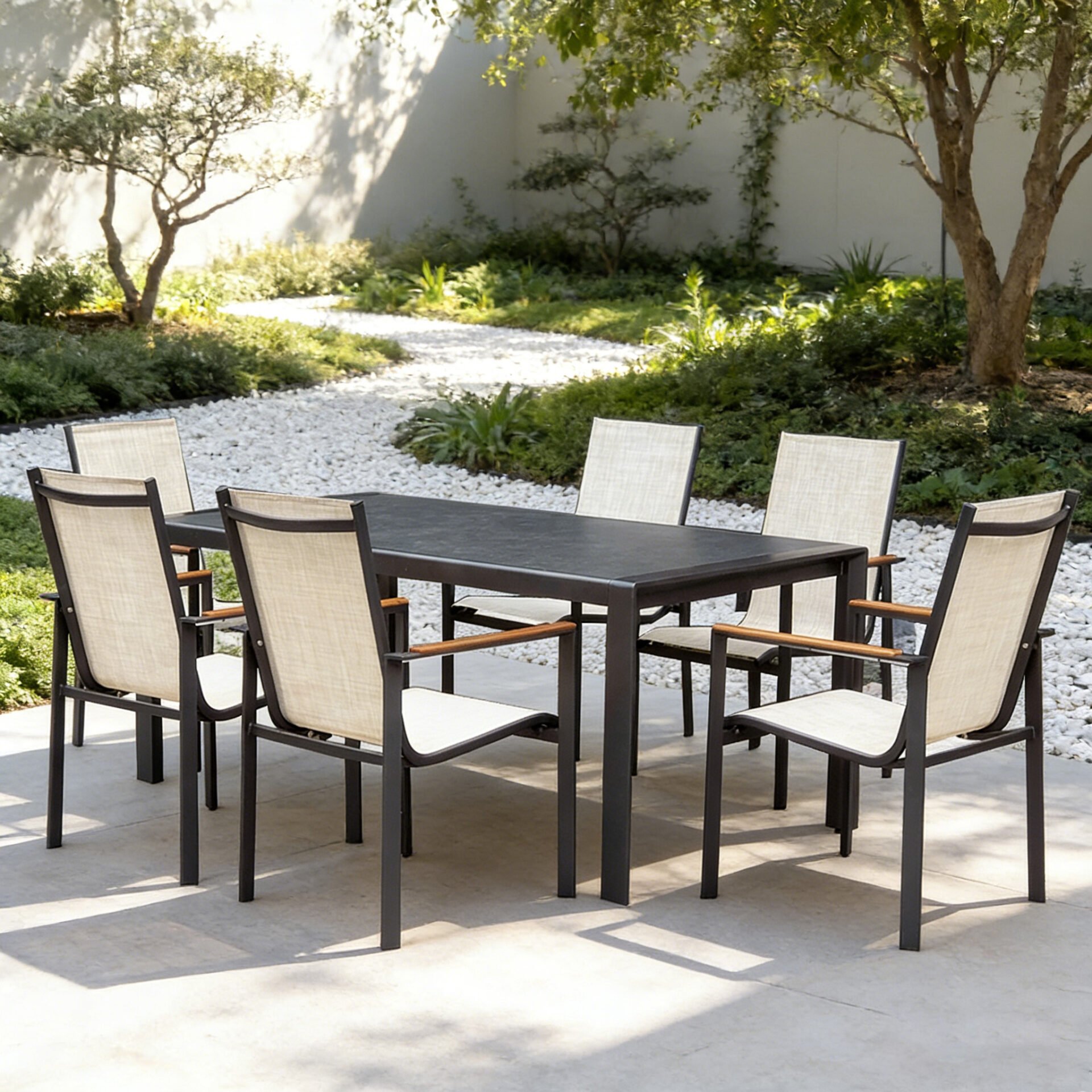 Aluminum Outdoor Dining Set 7PCS Set